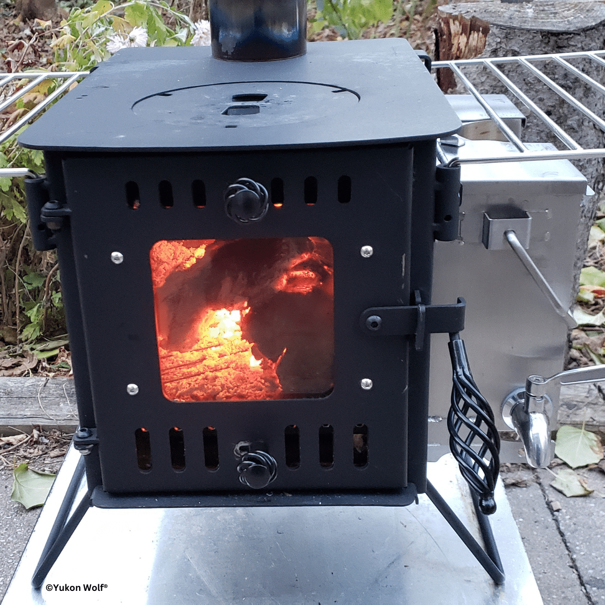 EGAN-MX2 Portable Camping Wood Stove System with 3.5L Hot Water EGAN-MX2 Portable Camping Wood Stove System with 3.5L Hot Water